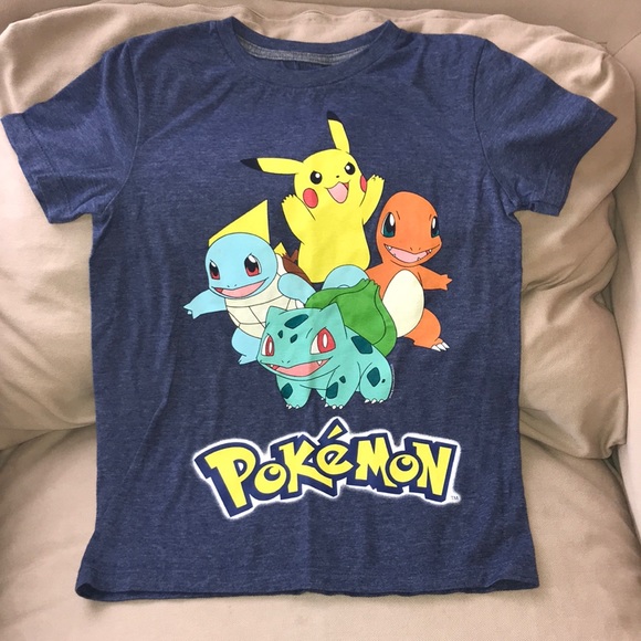 Old Navy Pokémon tee shirt used boys size medium - Picture 1 of 3